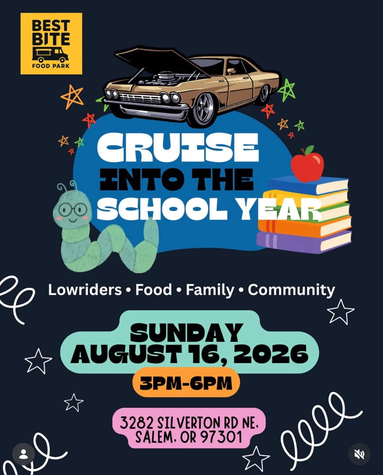 Cruise Into The School Year flyer